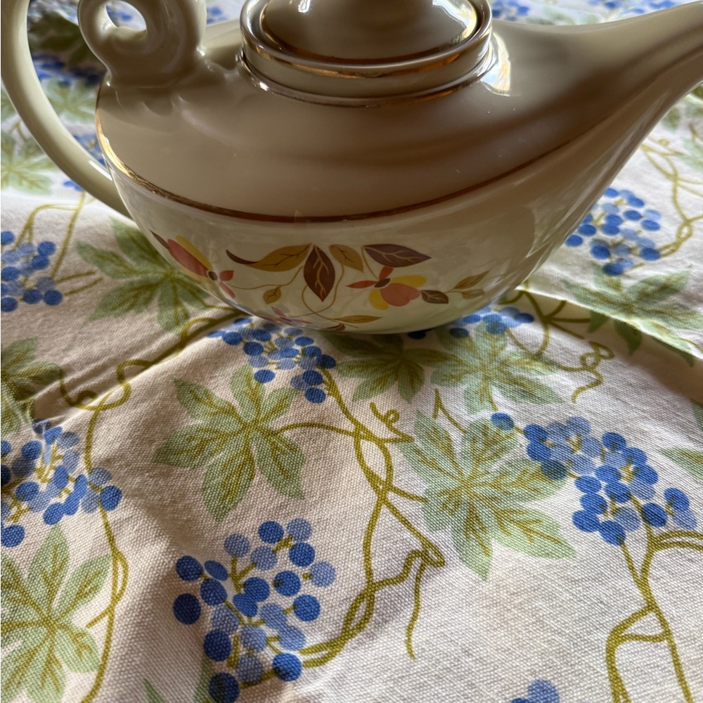 Vintage Teapot with Floral Design Elegant and unique